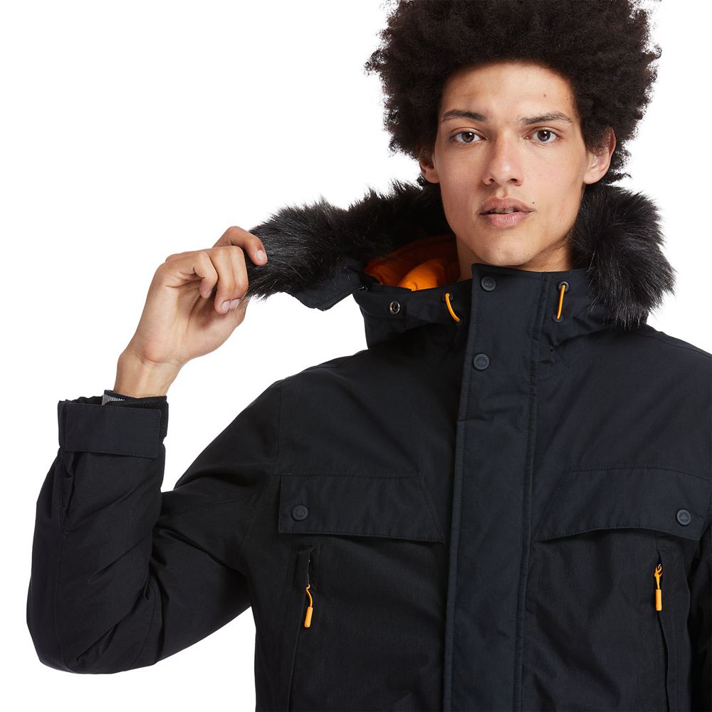 Geaca Timberland Barbati Negrii - Outdoor Heritage Expedition Parka - Romania - FLXSUB610